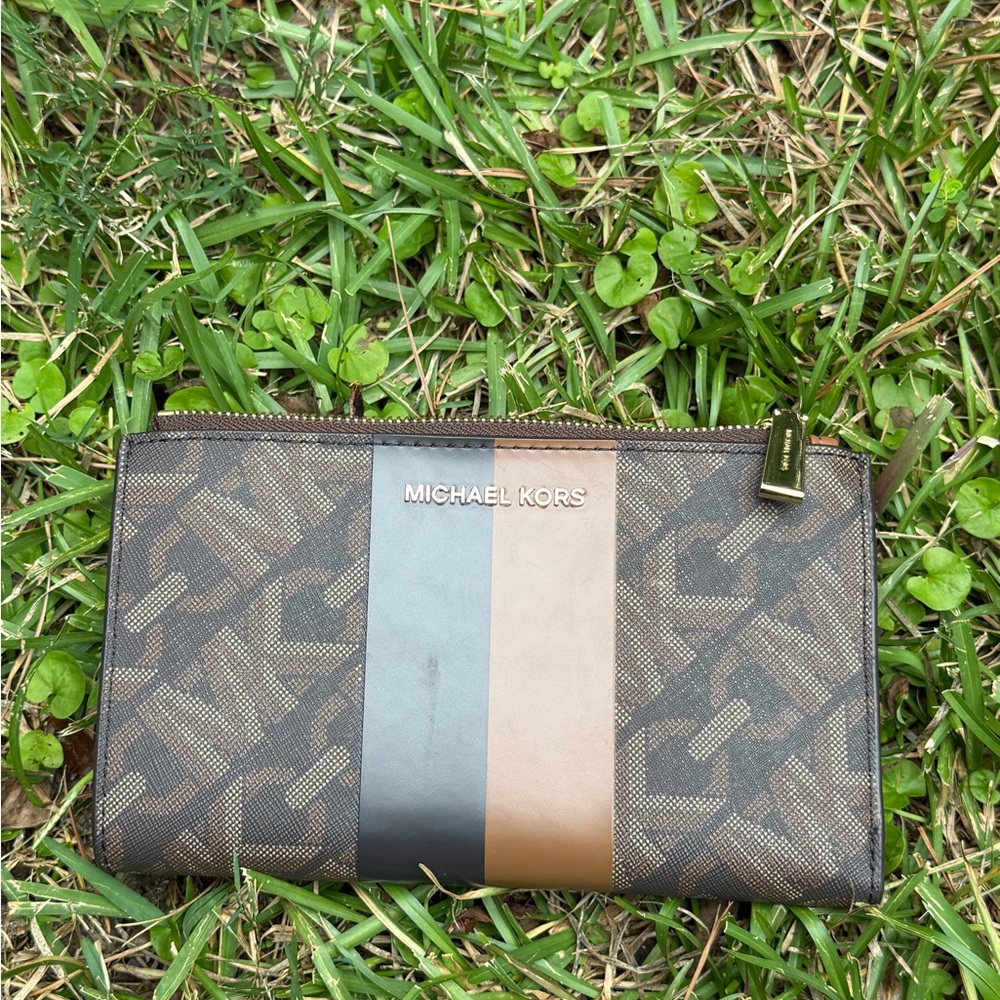 Michael Kors Brown and Black Wallet